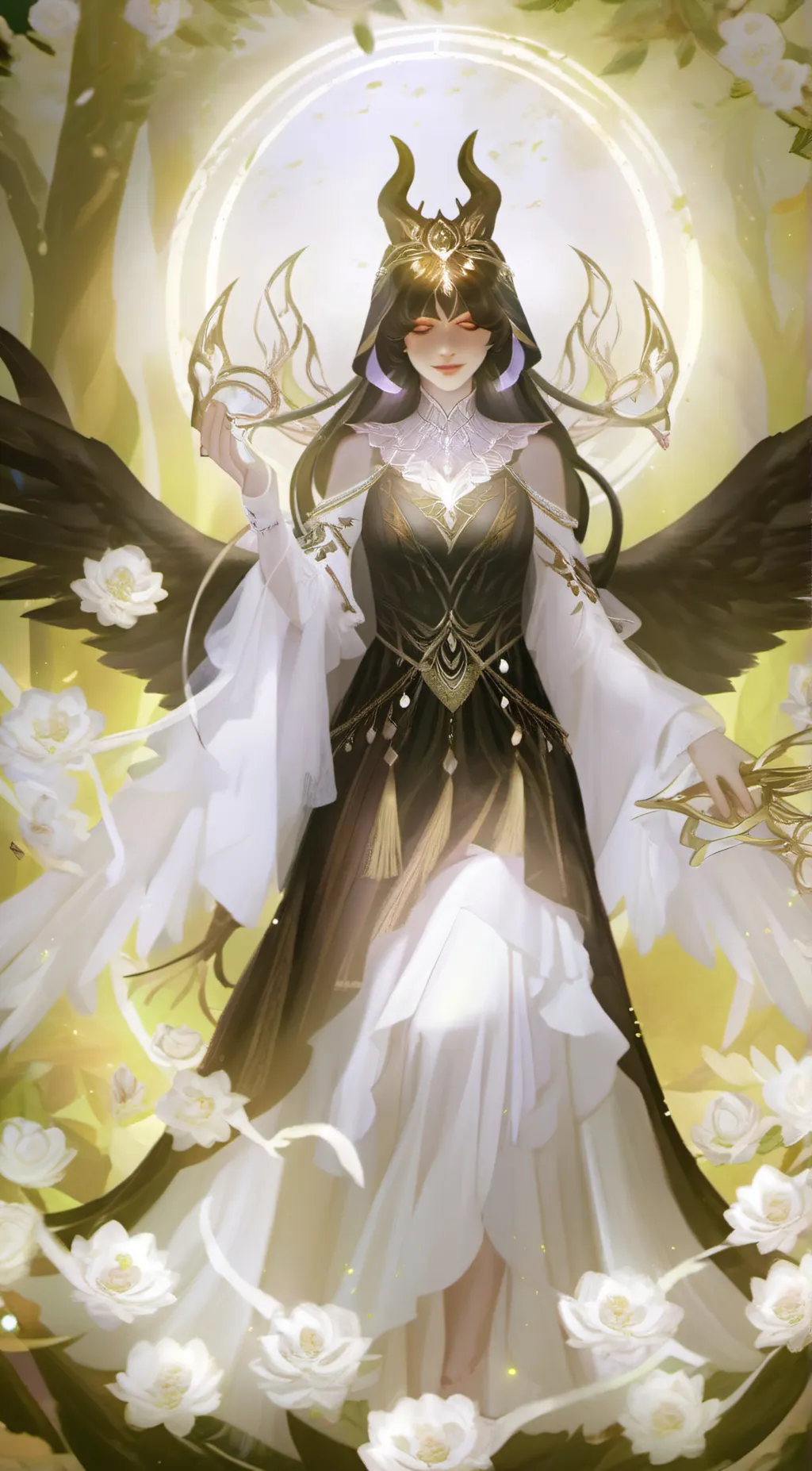 ai character: luna  background