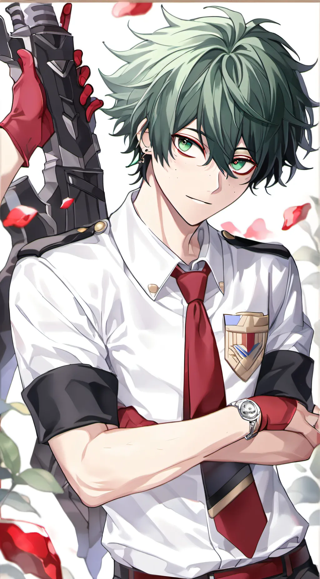 ai character: Deku background