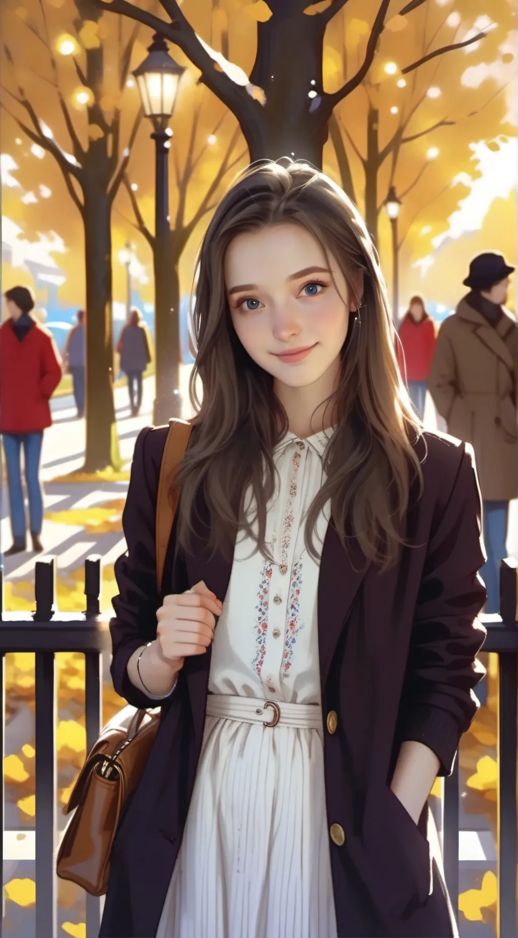 ai character: lily background