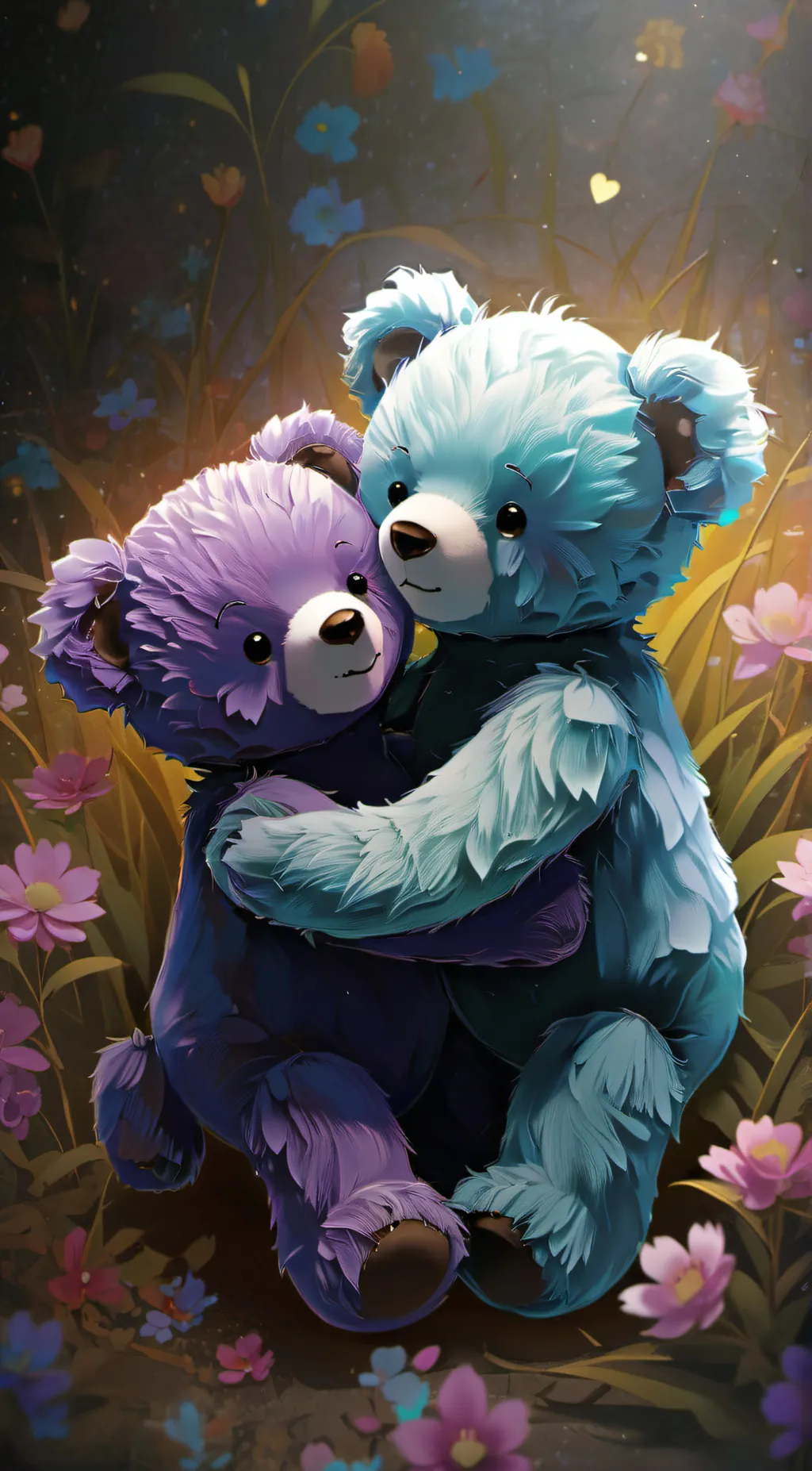 ai character: sanaya and Jamie background