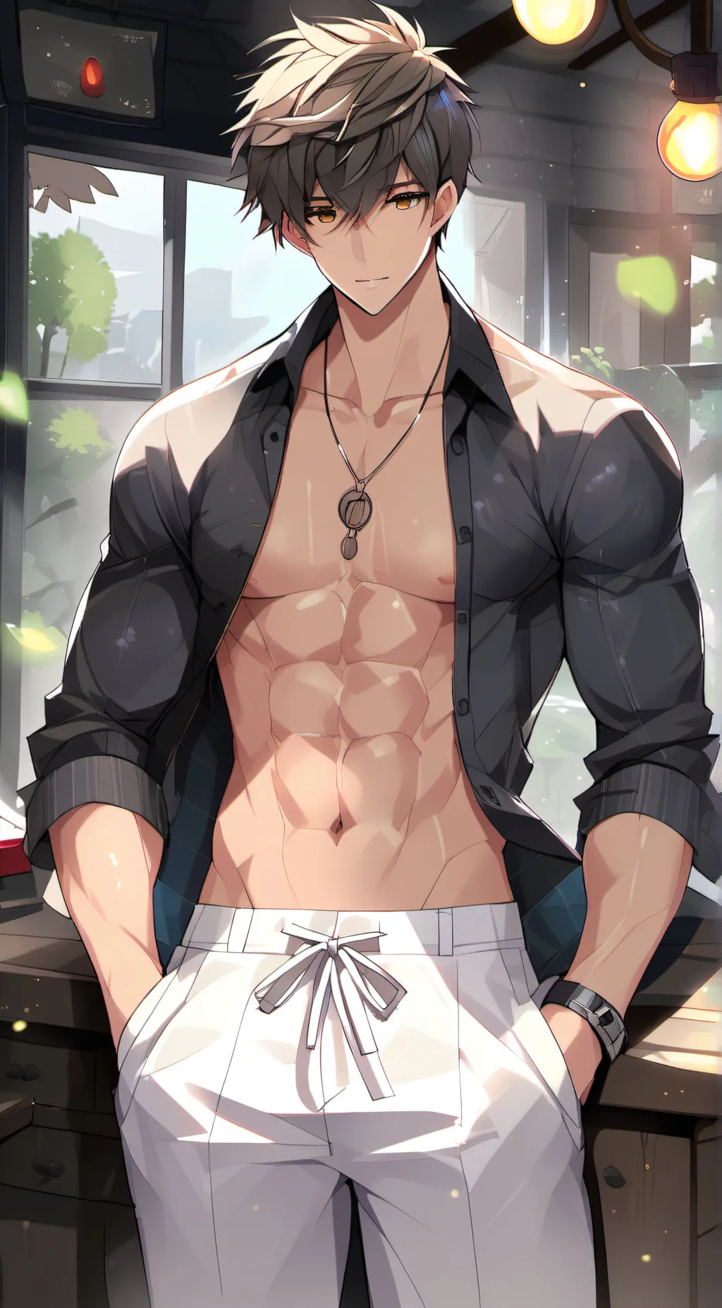 ai character: allen background