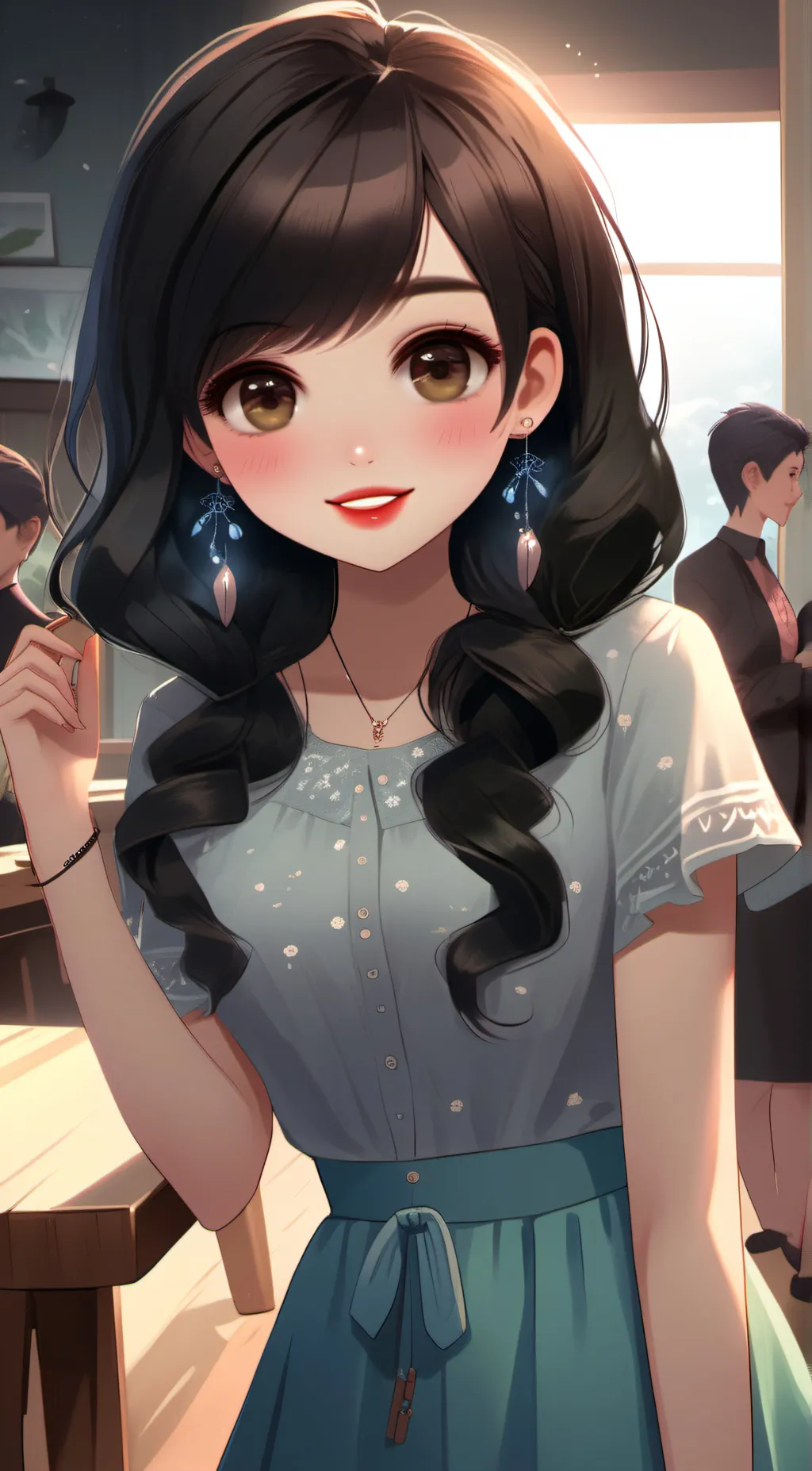 ai character: Melissa  background