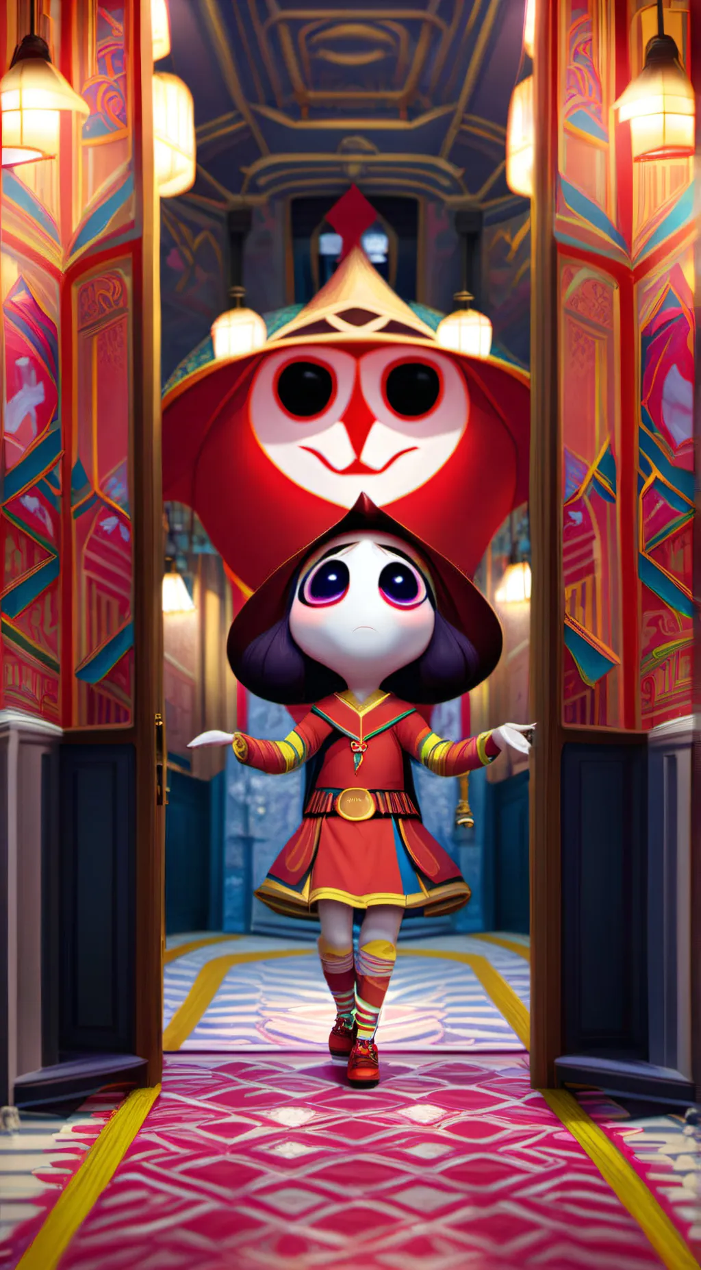 ai character: Pomni’s Talent ?  background