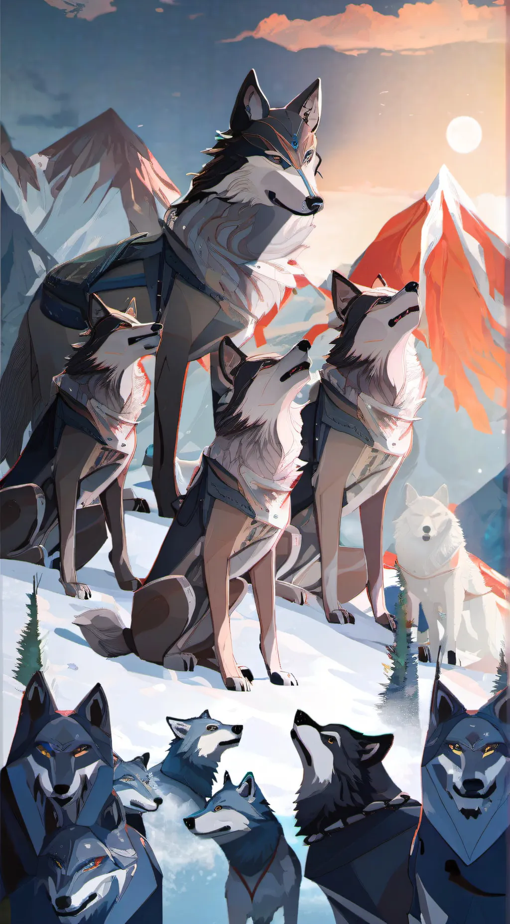 ai character: Fangpack background