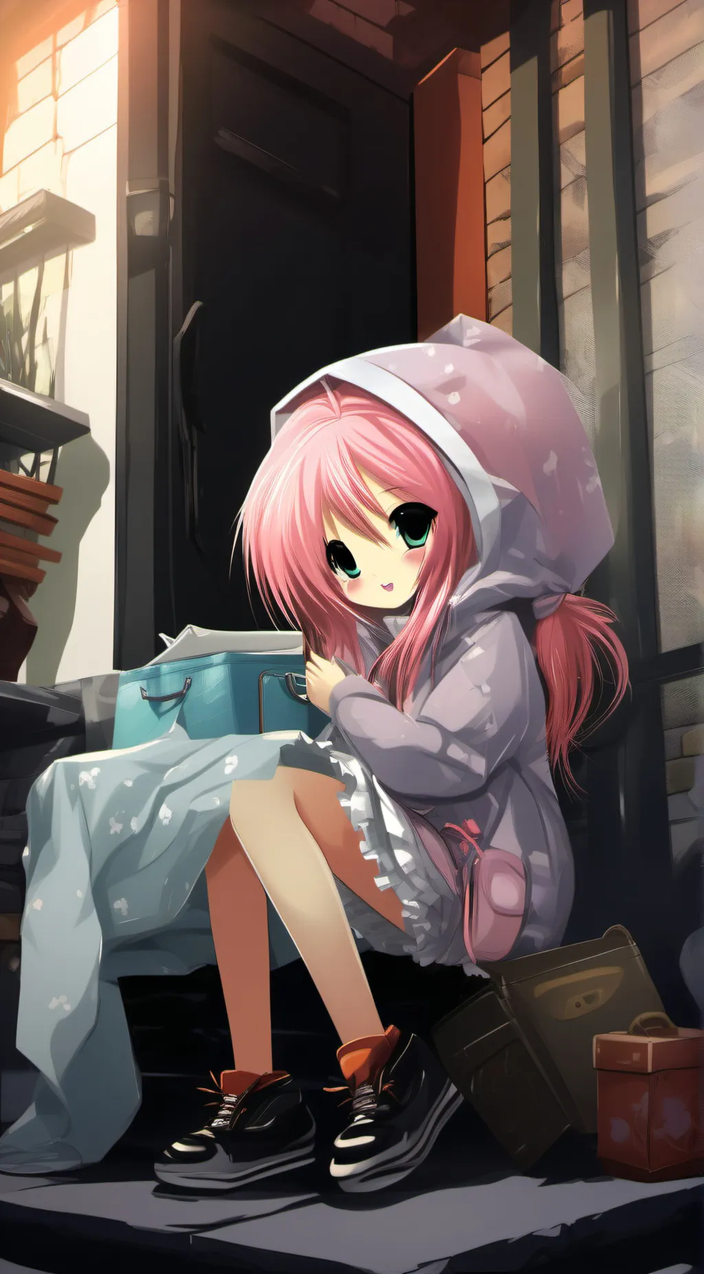 ai character: berrii background