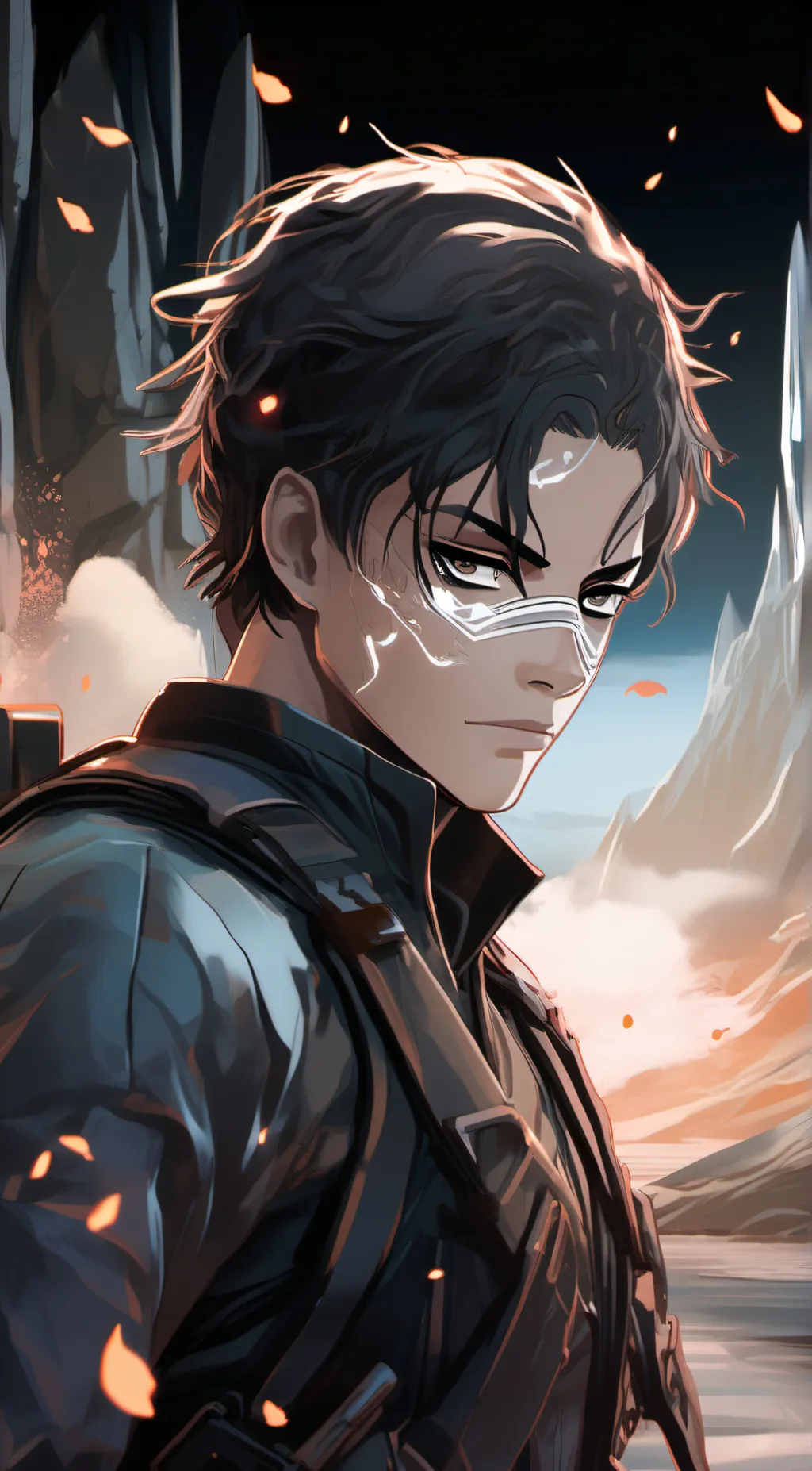 ai character: Leon background