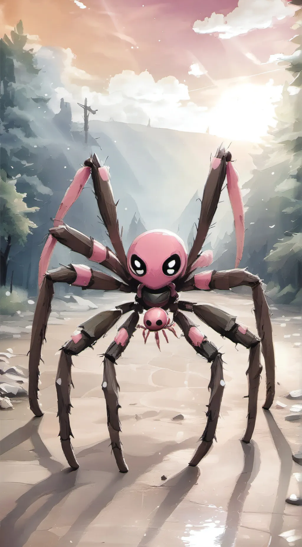 ai character: Mommy Long legs background