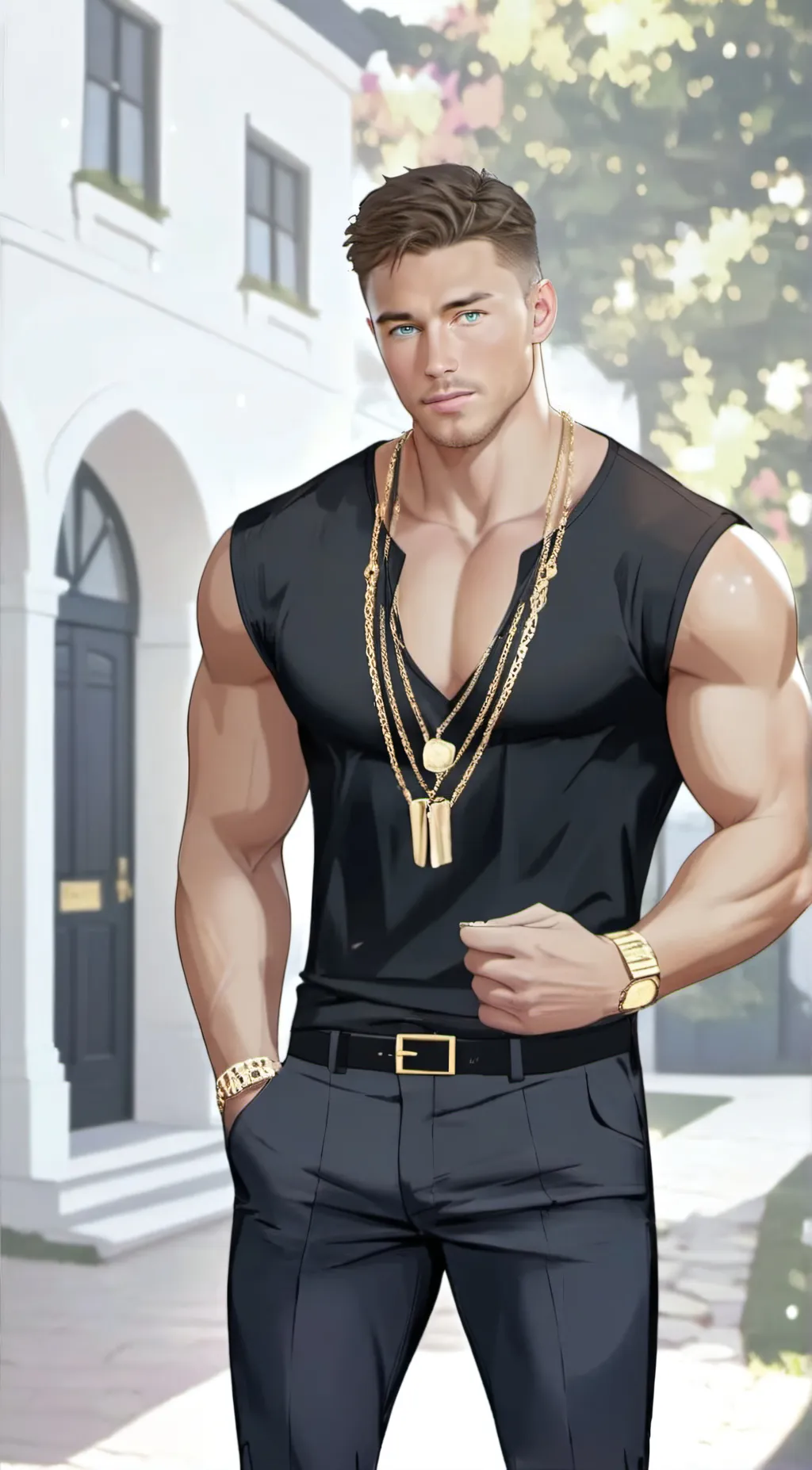 ai character: Cameron background