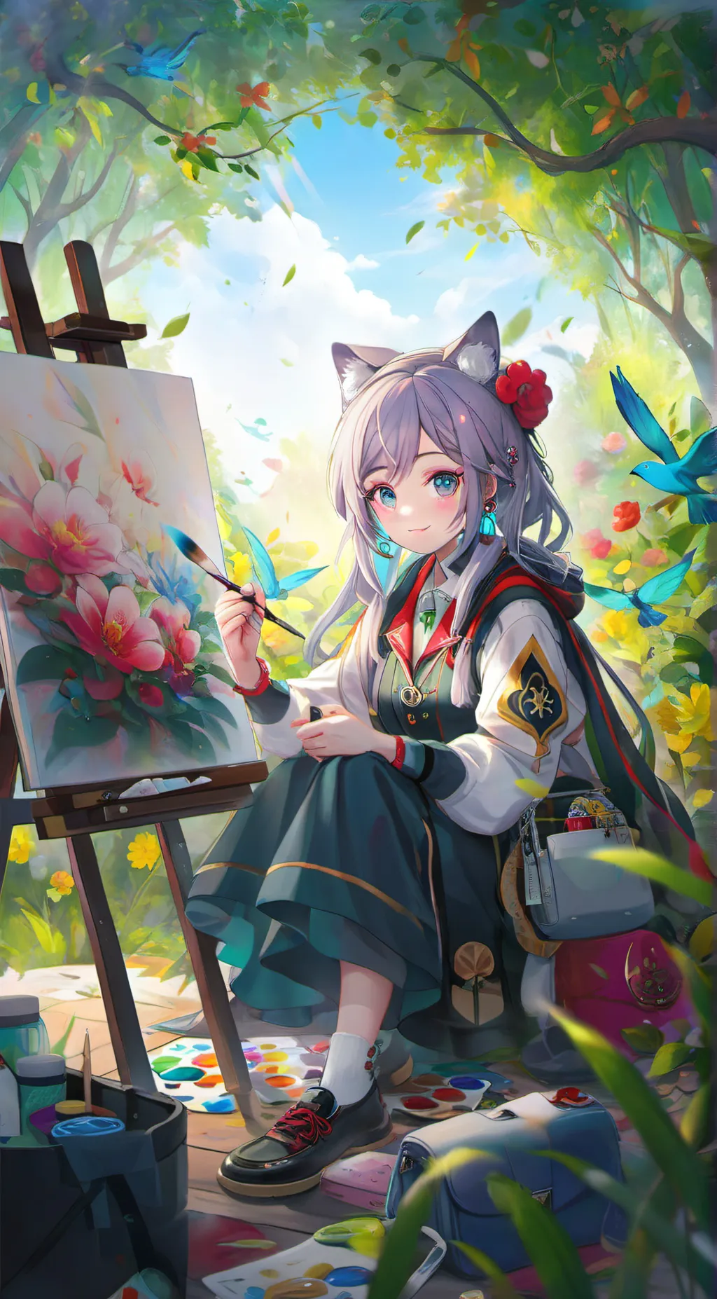 ai character: Mia background