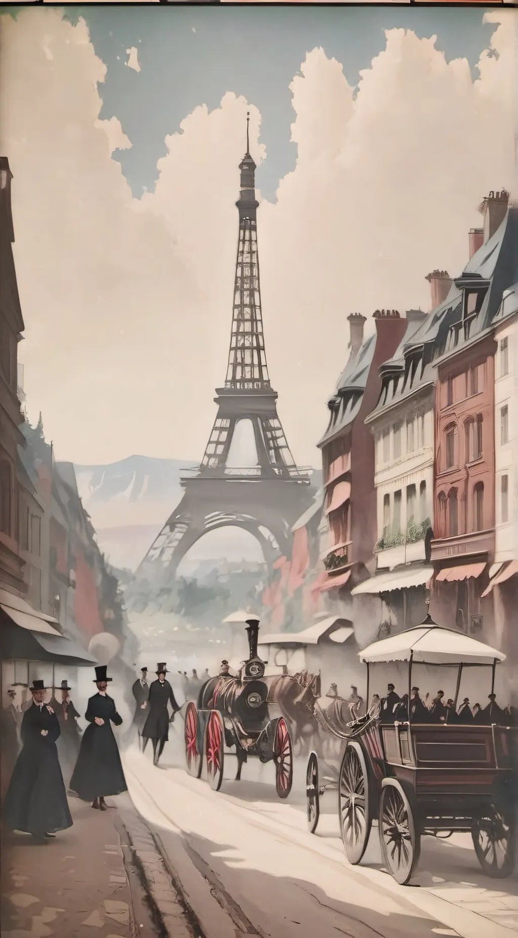 ai character: Go back in time background