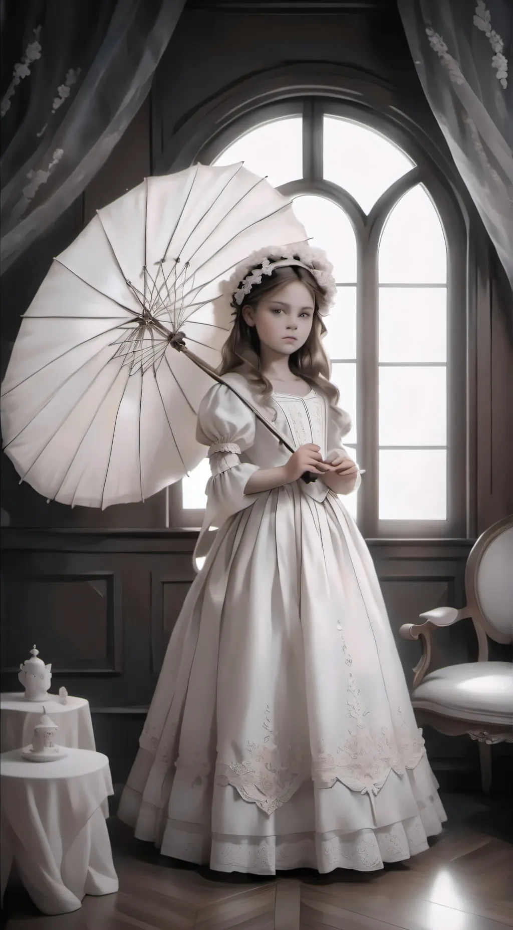 ai character: magnolia  background