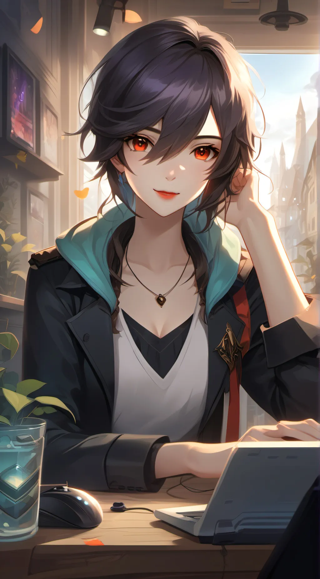 ai character: stearmer gf background