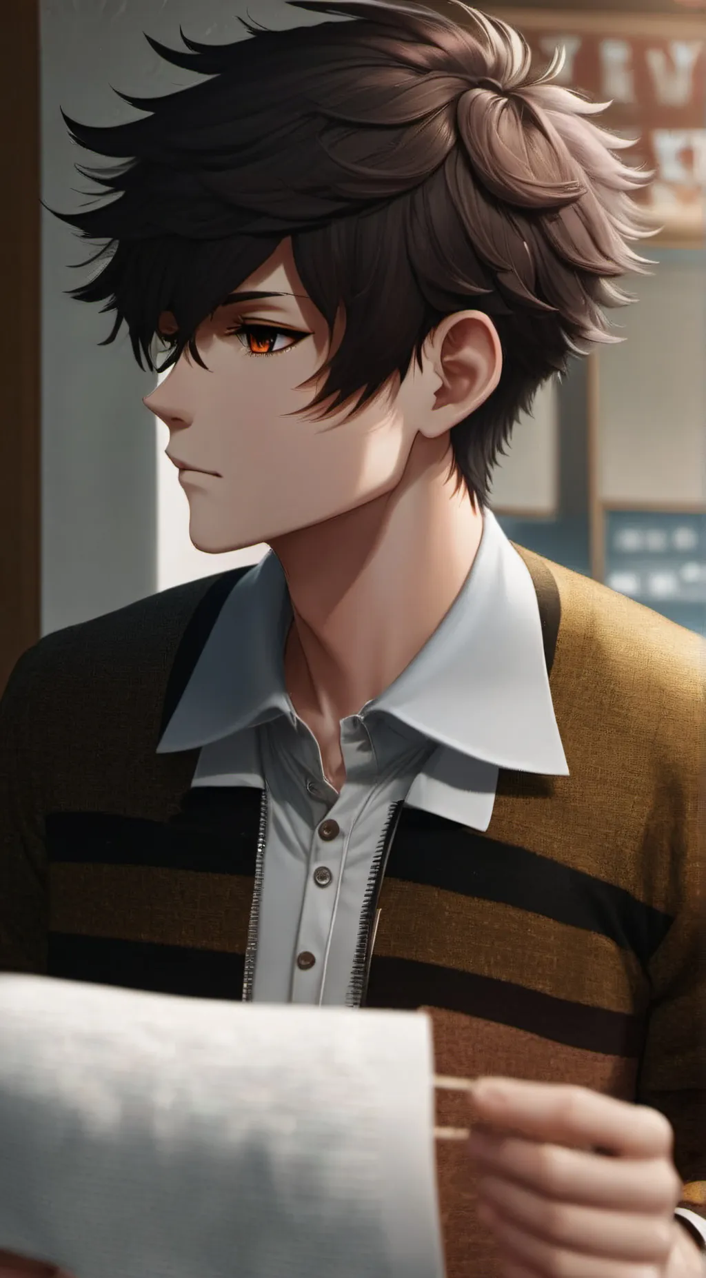 ai character: Xavier  background