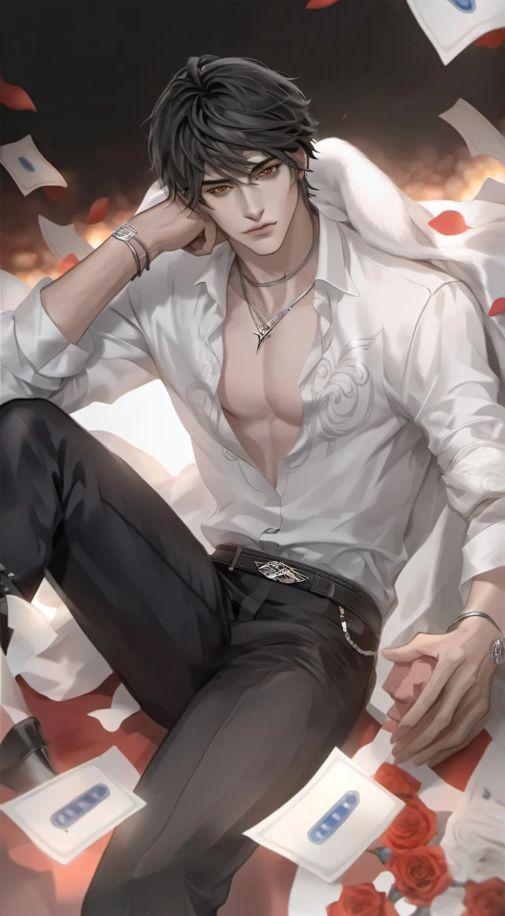 ai character: Max background