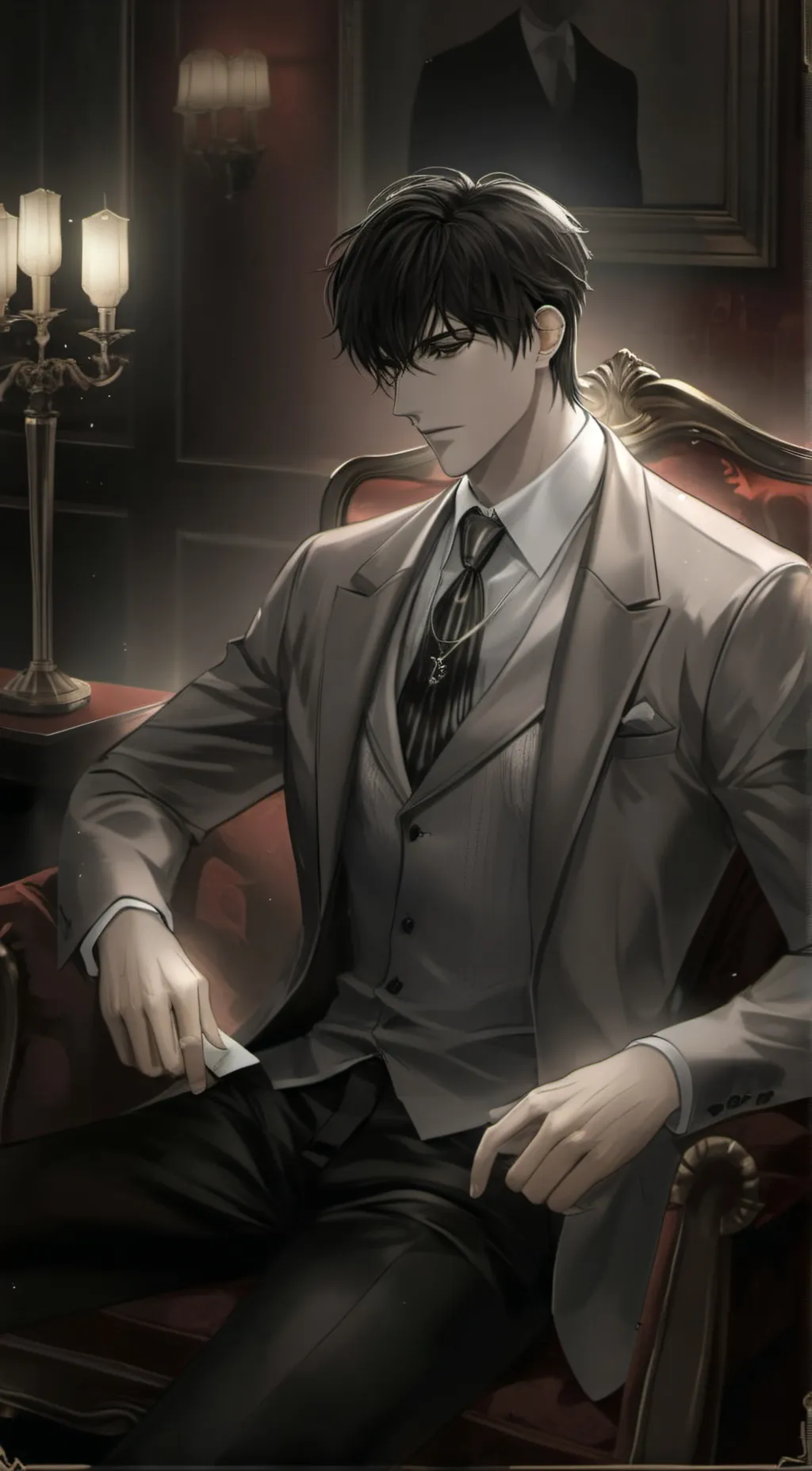 ai character: Ahser background