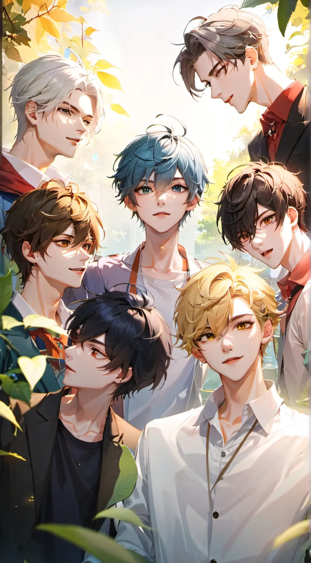 ai character: names in the desc background