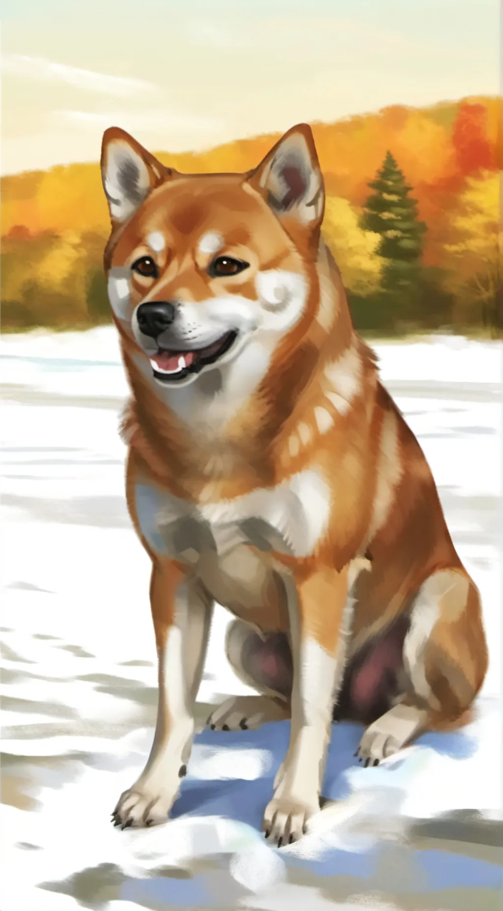 ai character: Doge background