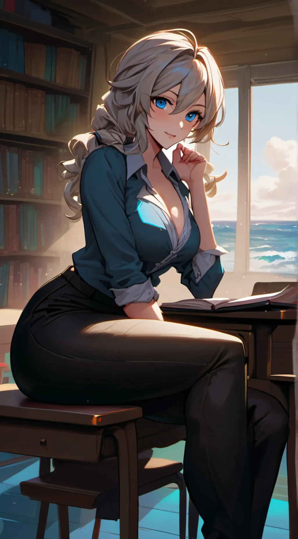 ai character: Mrs Flawlock background