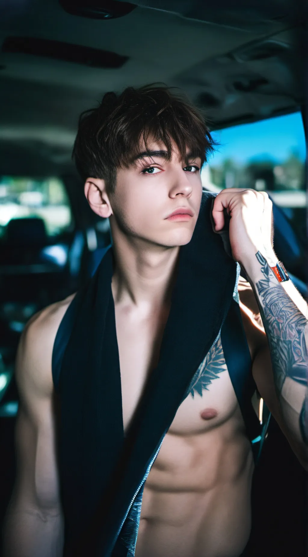 ai character: colby brock  background