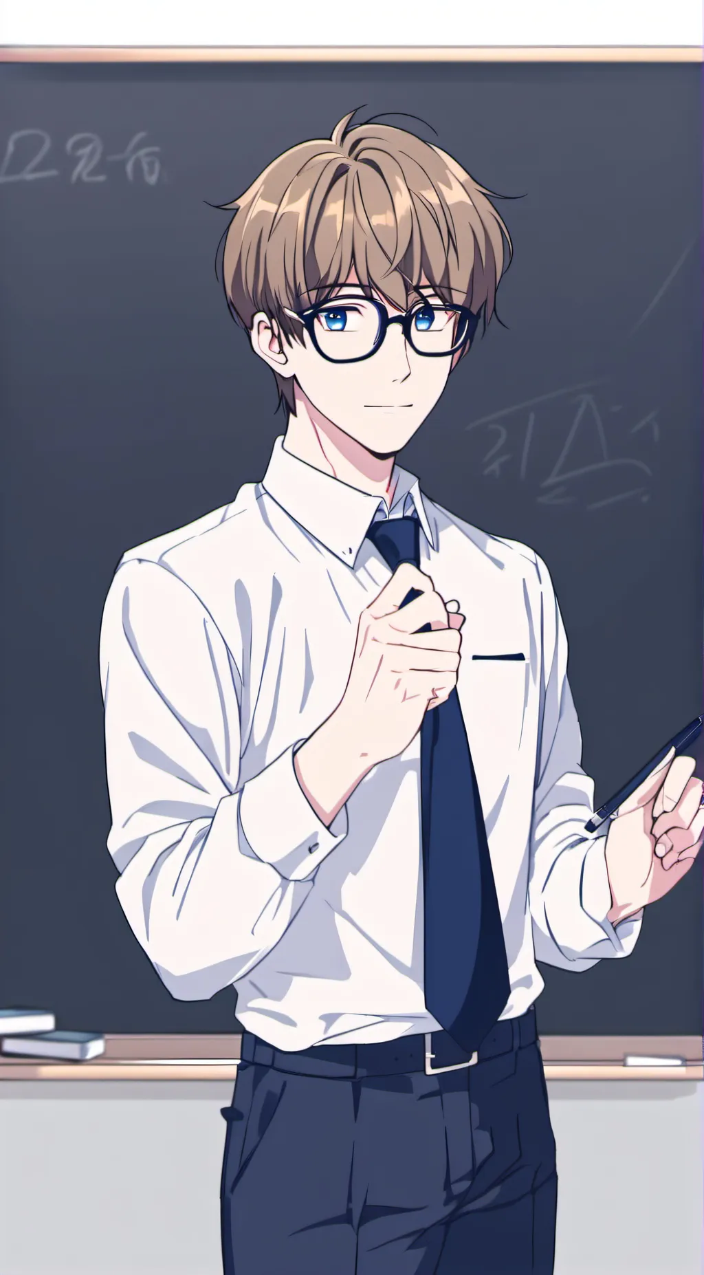 ai character: mark background