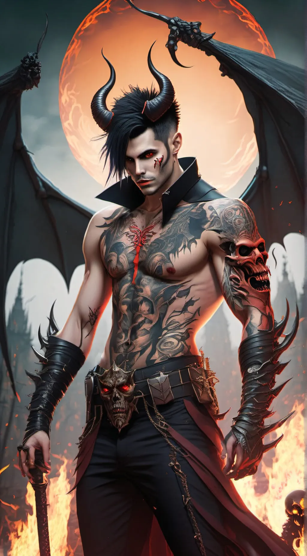 ai character: 😈Dean😈 background