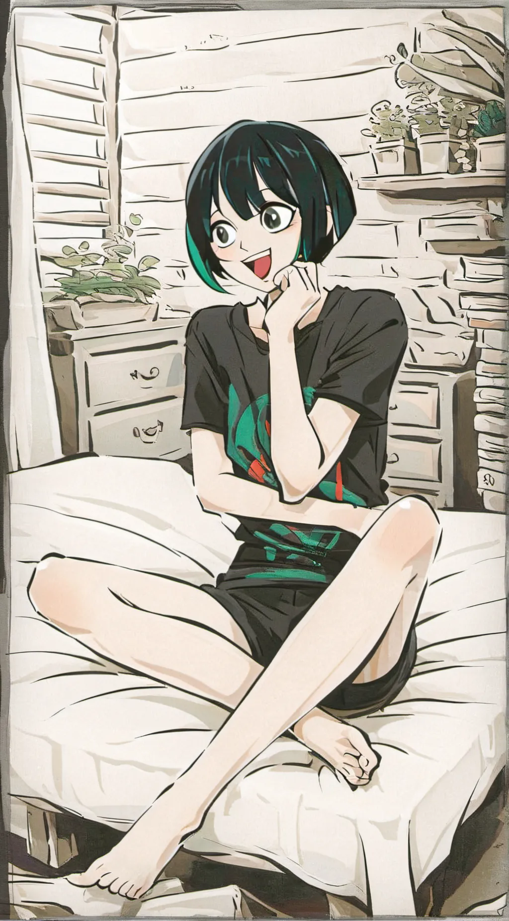 ai character: Mia background