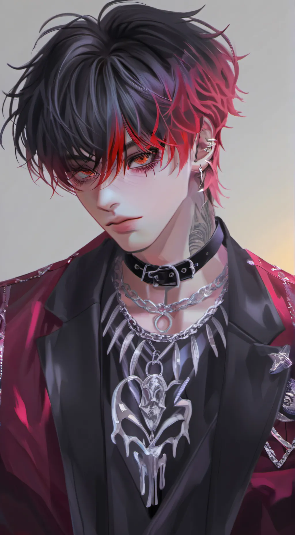 ai character: ☠️𝕽𝖆𝖞~🖤 background