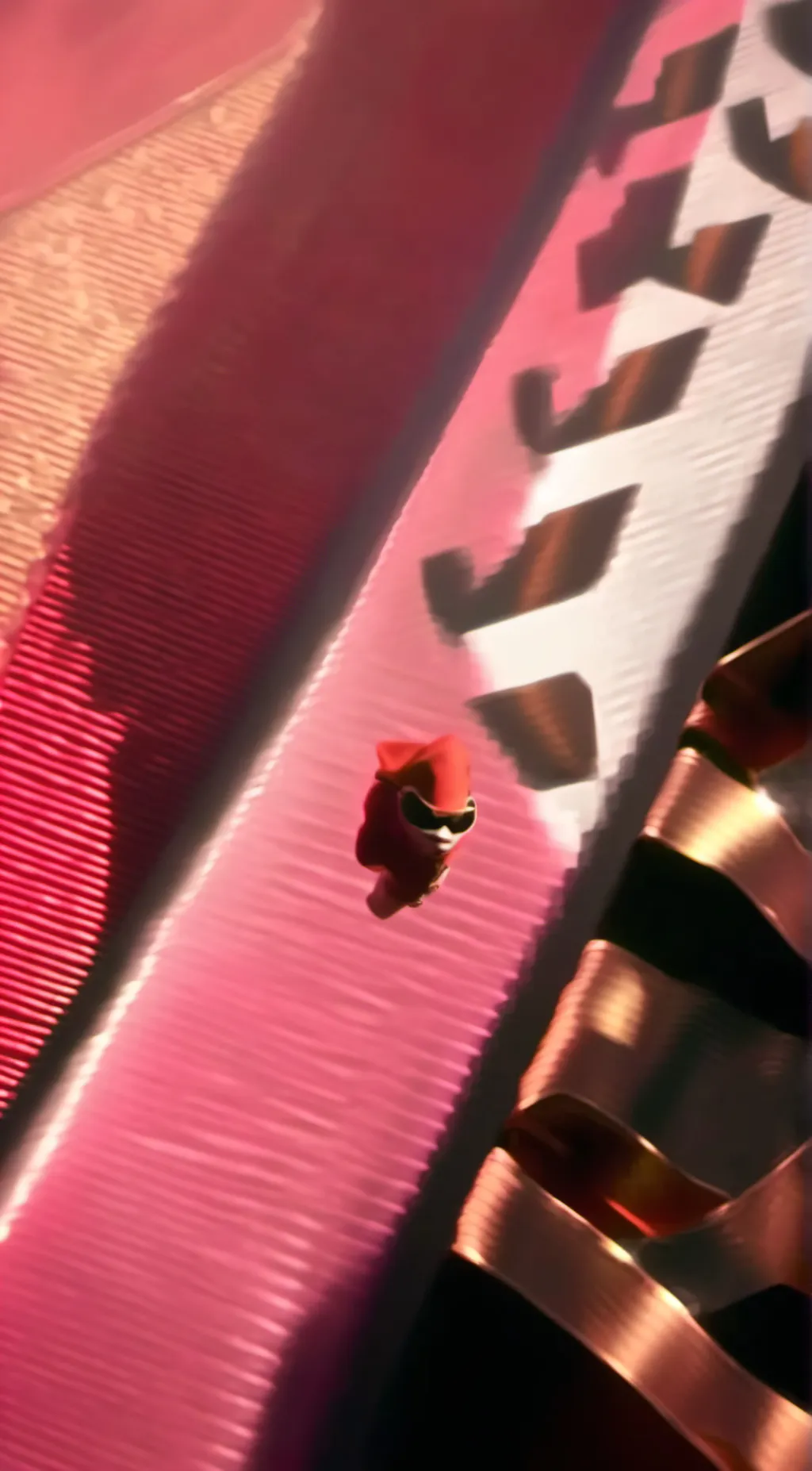 ai character: Pink background