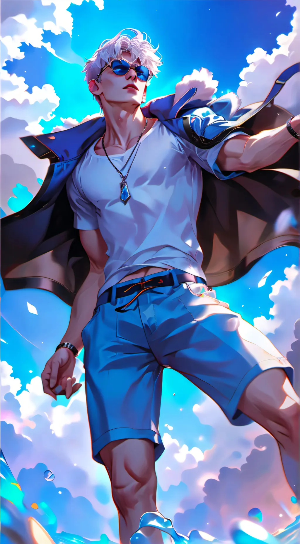 ai character: Satoru Gojo background