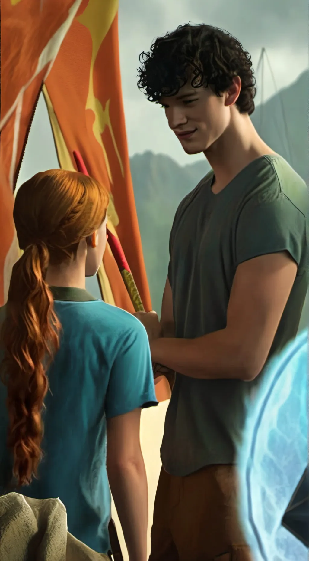 ai character: Luke Castellan  background