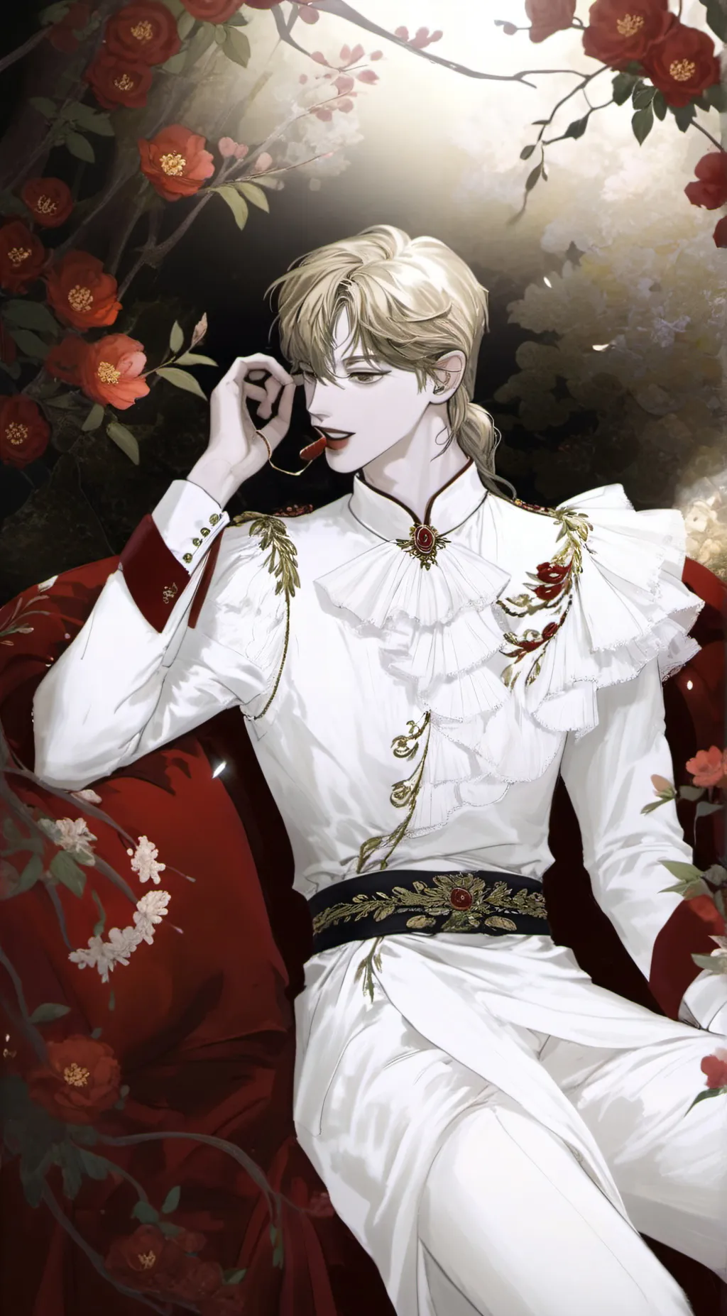 ai character: kim den background