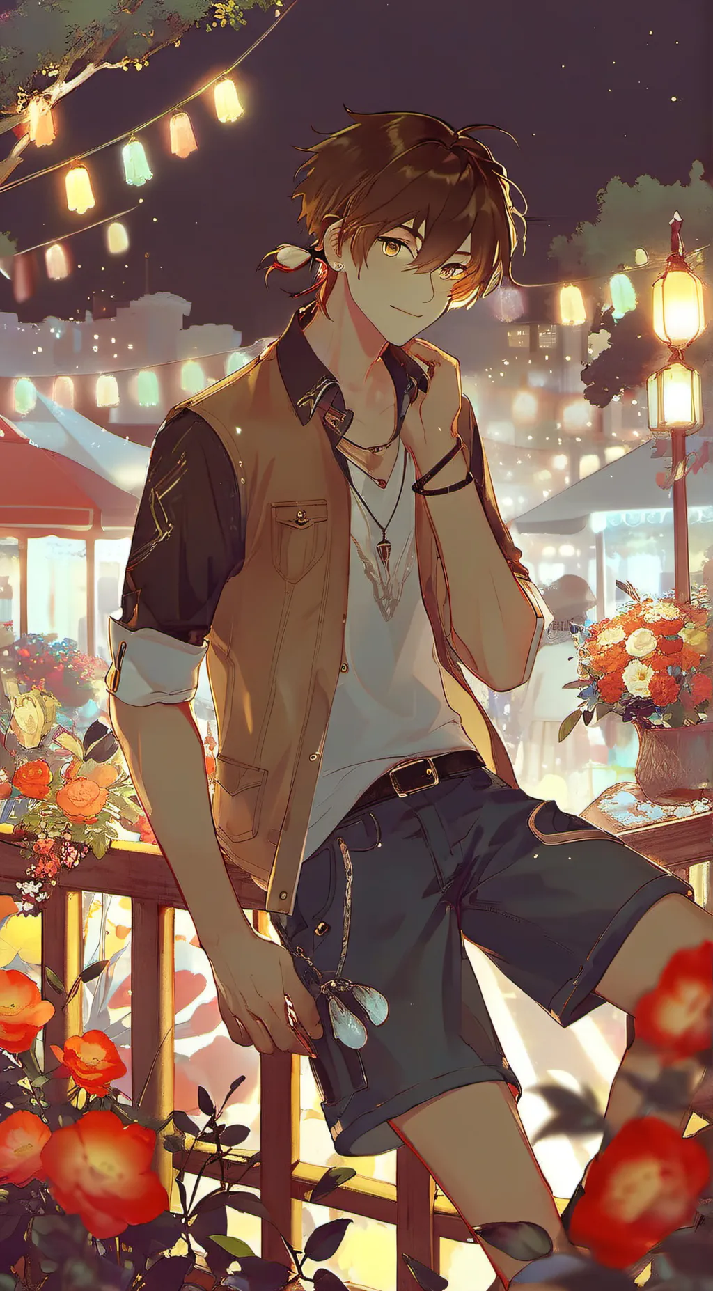 ai character: wiux  background