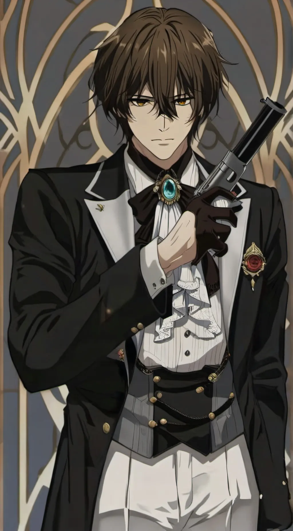 ai character: Kaname Kuran background