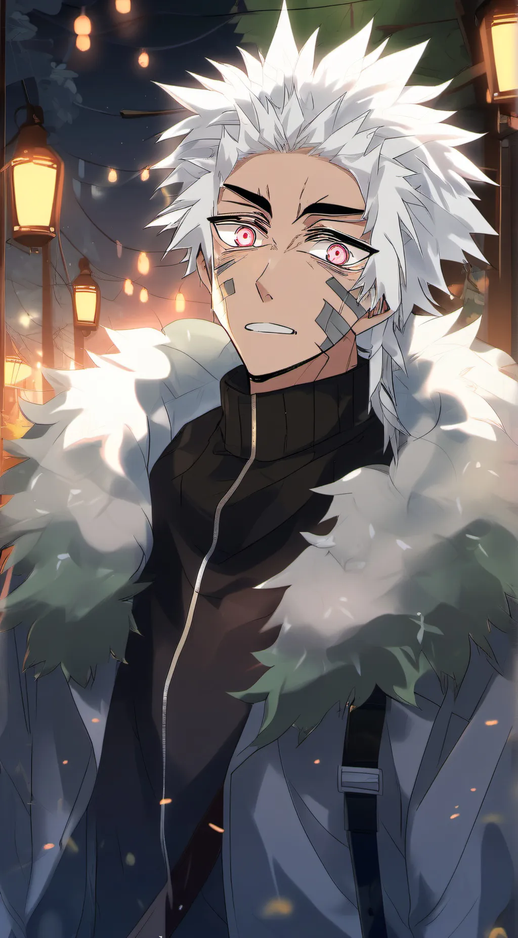 ai character: douma x akaza background