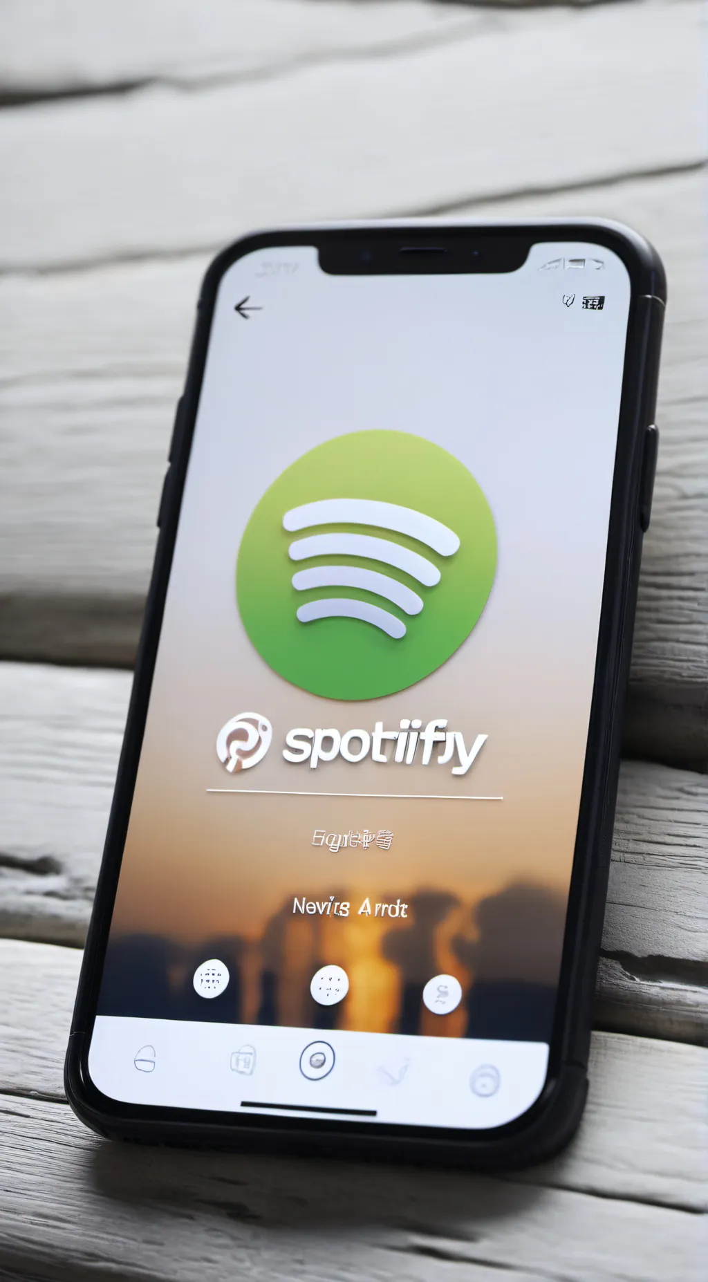 ai character: SPOTIFY background