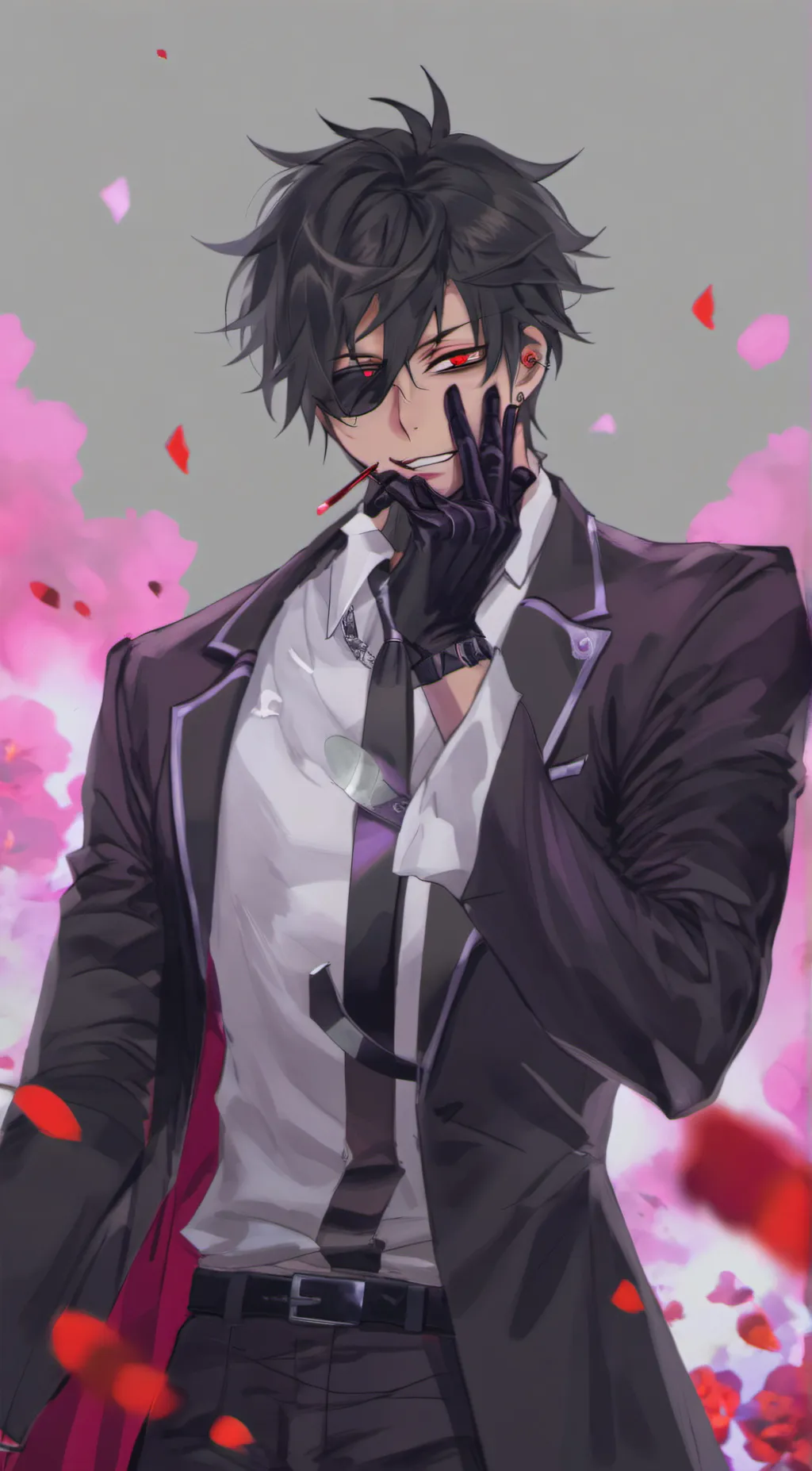 ai character: Dabi  background