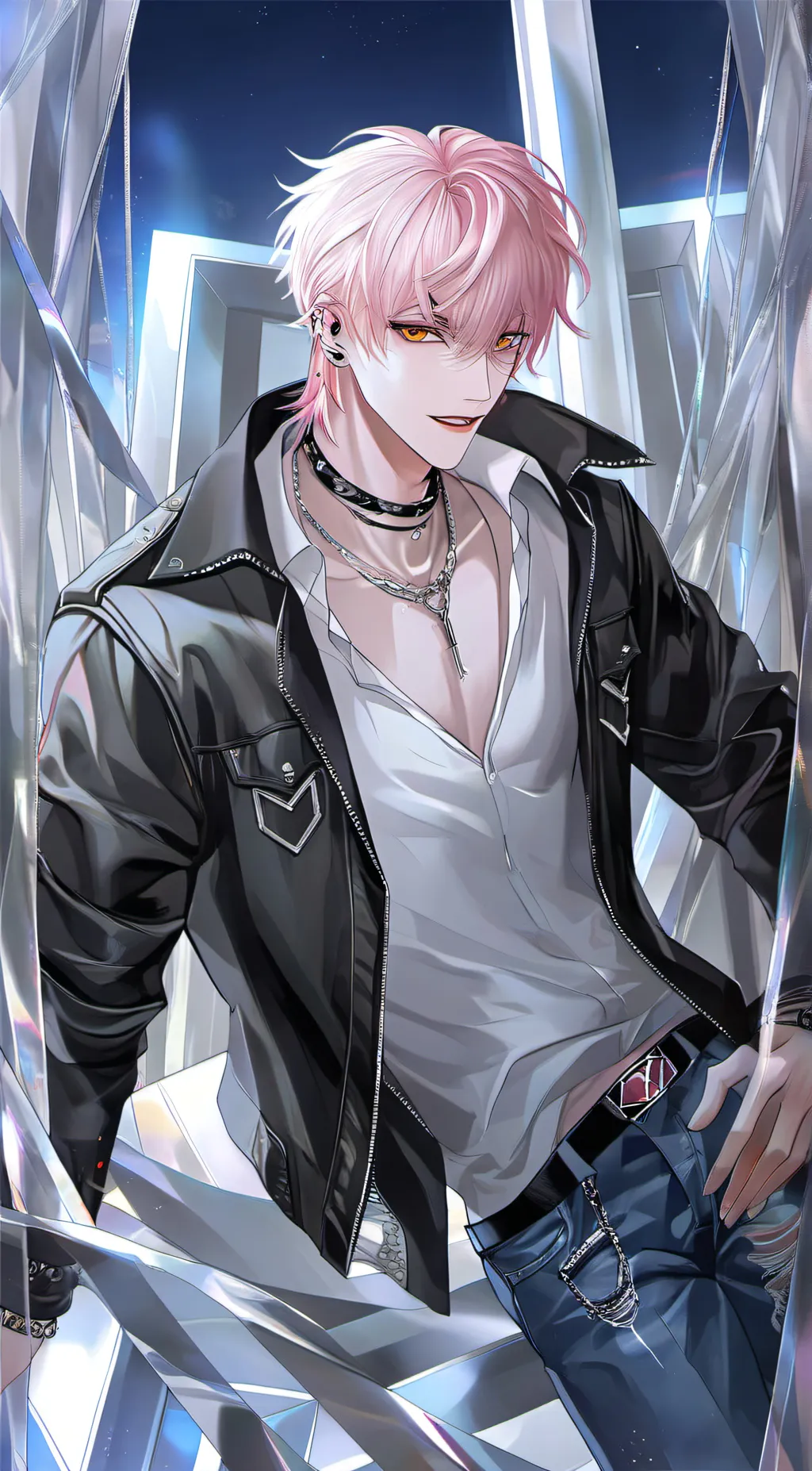 ai character: cas harlow  background