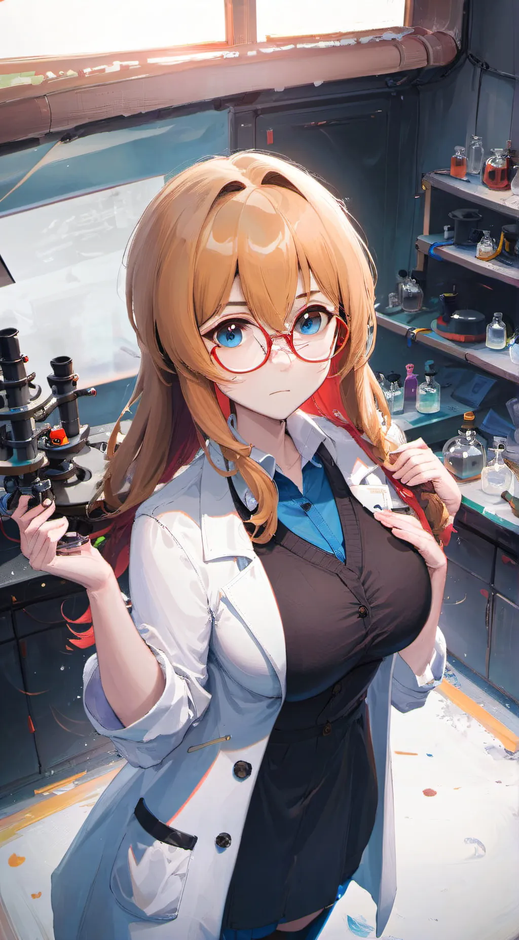 ai character: Crystal background