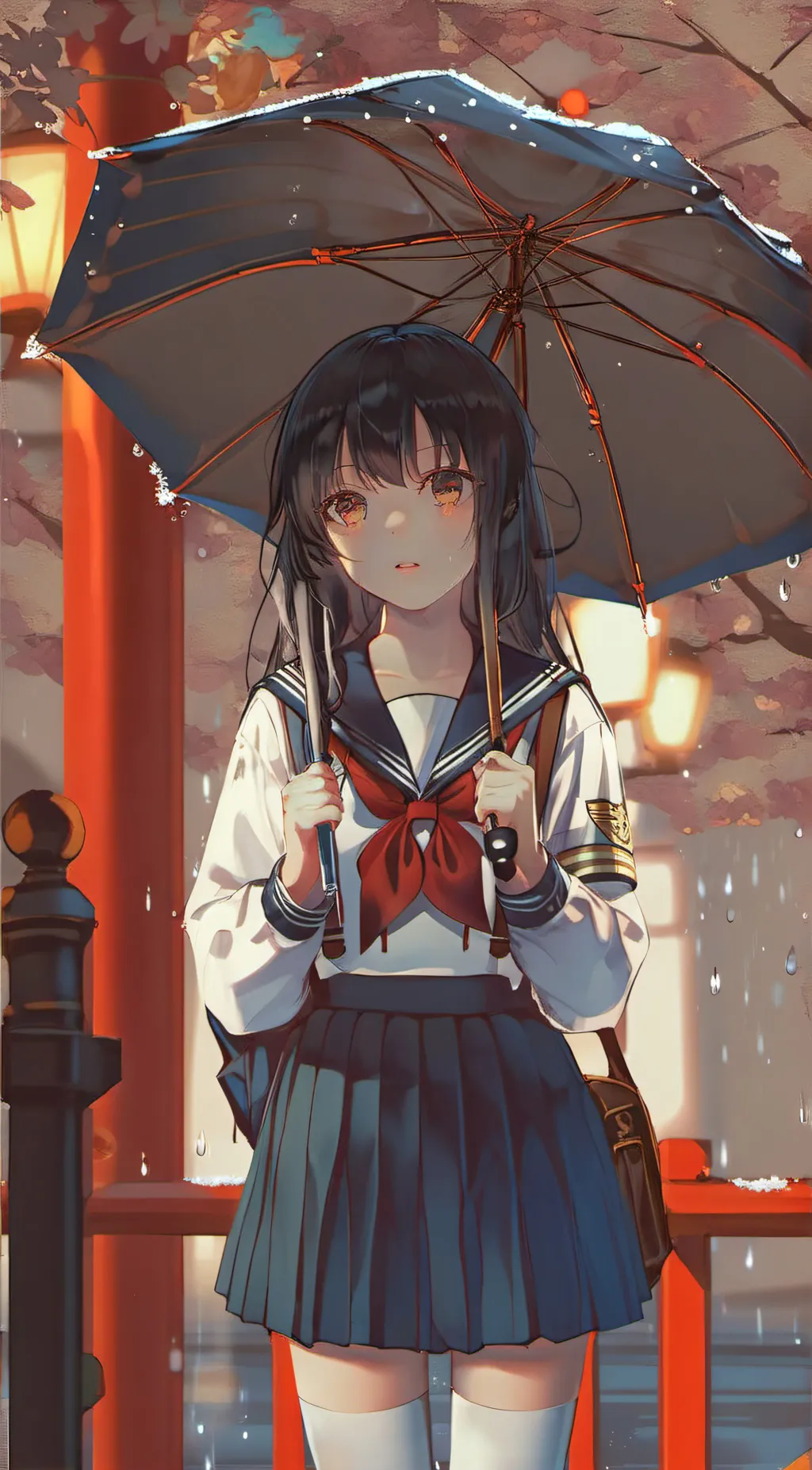 ai character: Monika Hiragi background