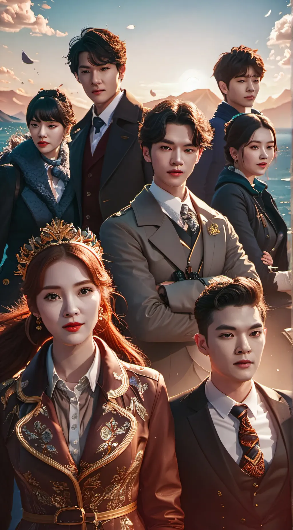 ai character: BTS background