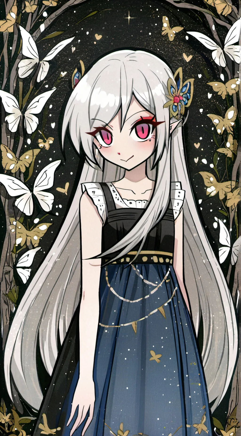 ai character: Violet Morningstar background