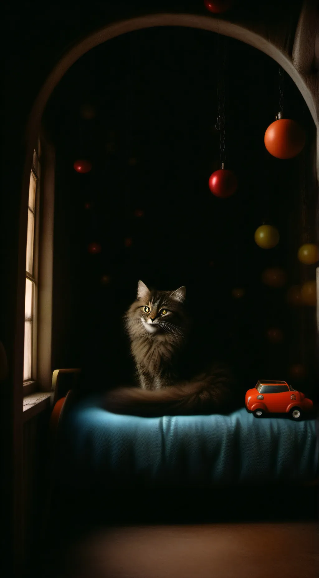 ai character: Smiling critters background