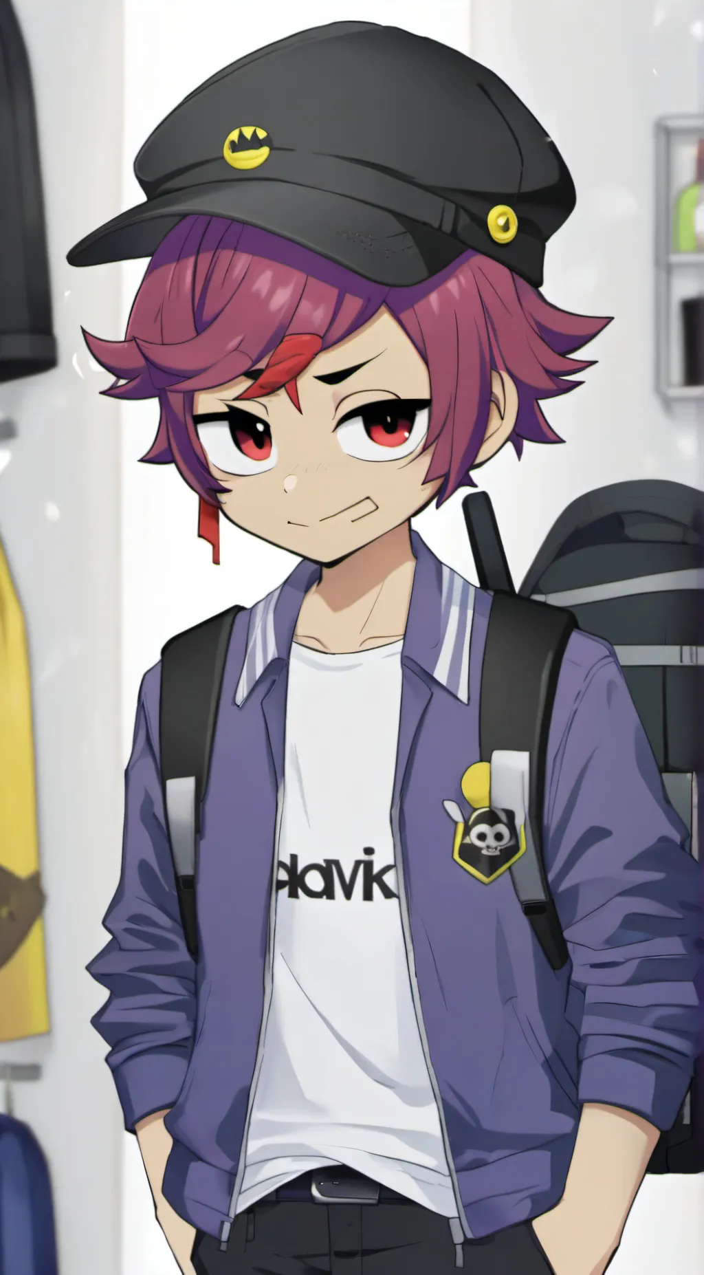 ai character: Opposite wally  background