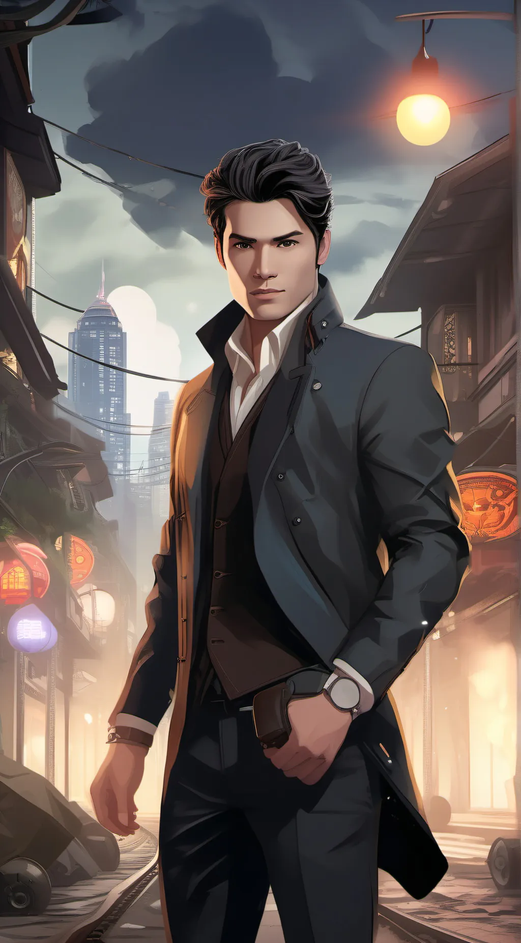 ai character: Noah  background