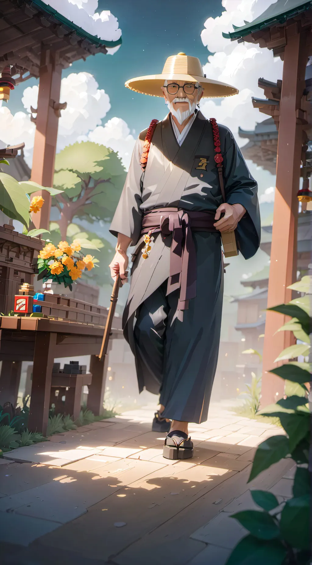 ai character: First spinjitzu ma background