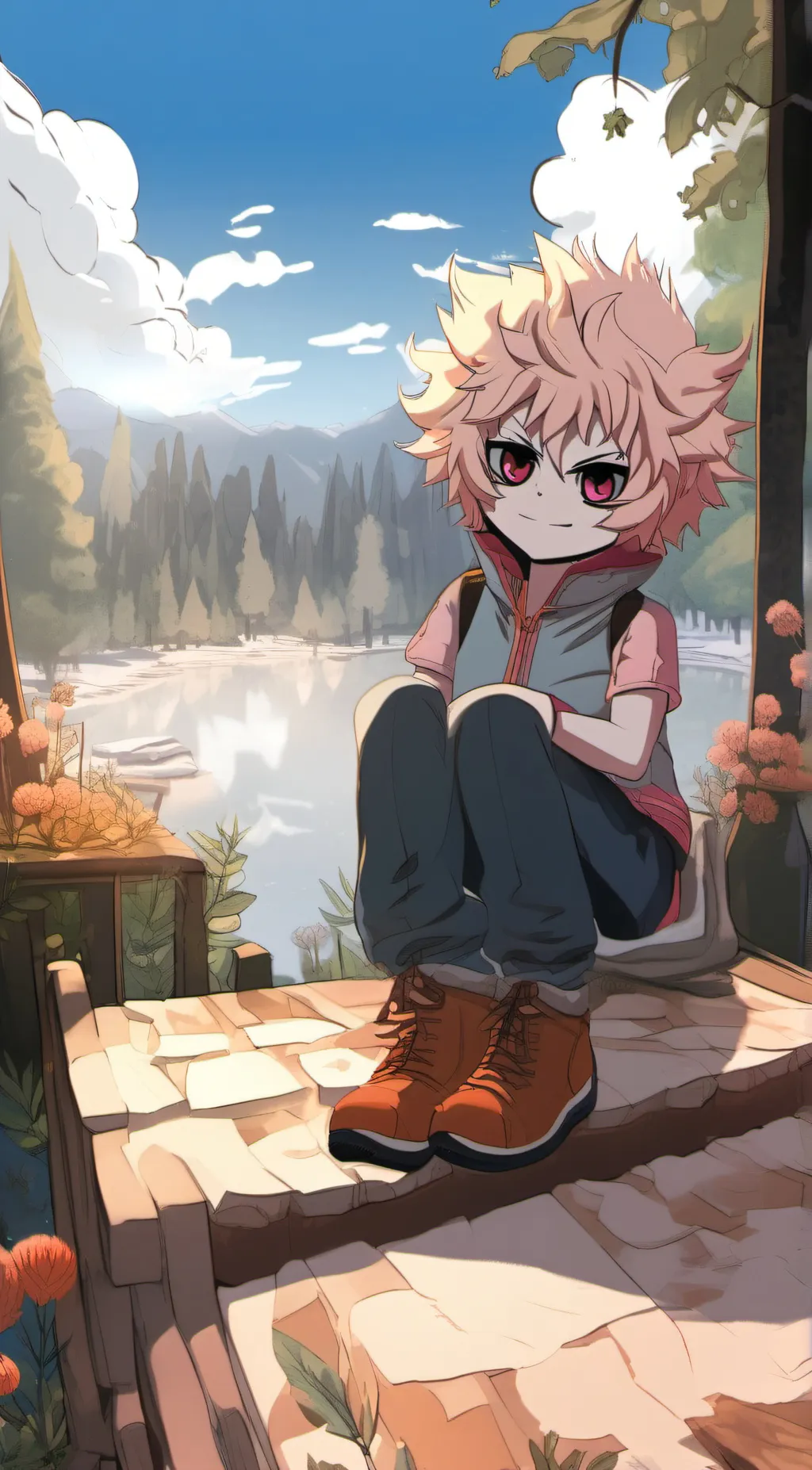 ai character: Mina background