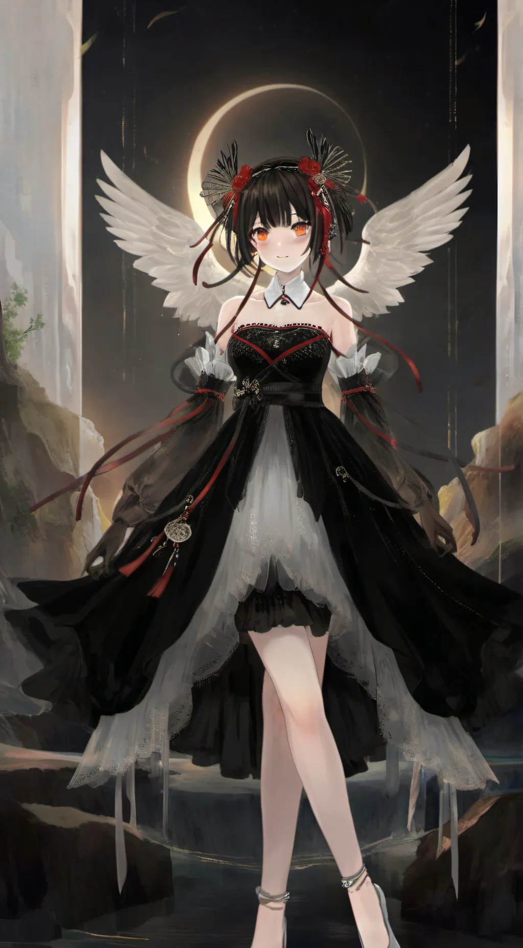 ai character: Demon slayer  background