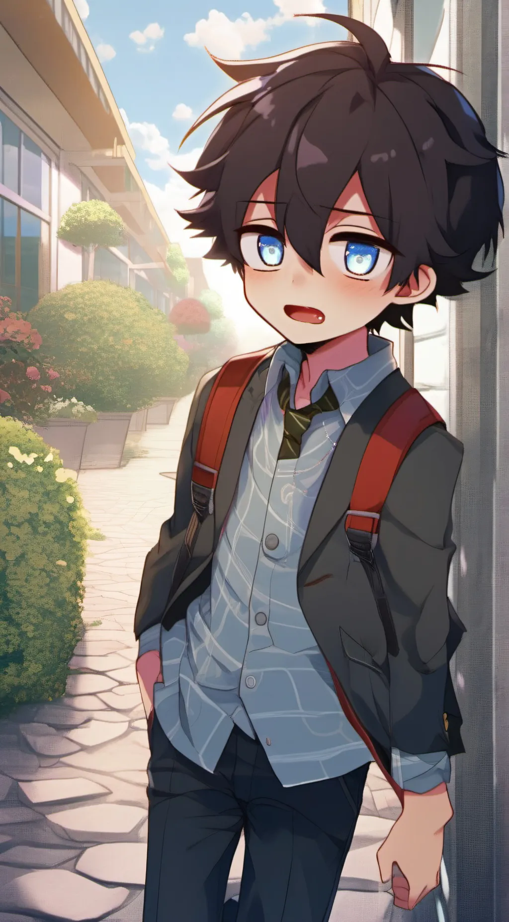 ai character: Evan background