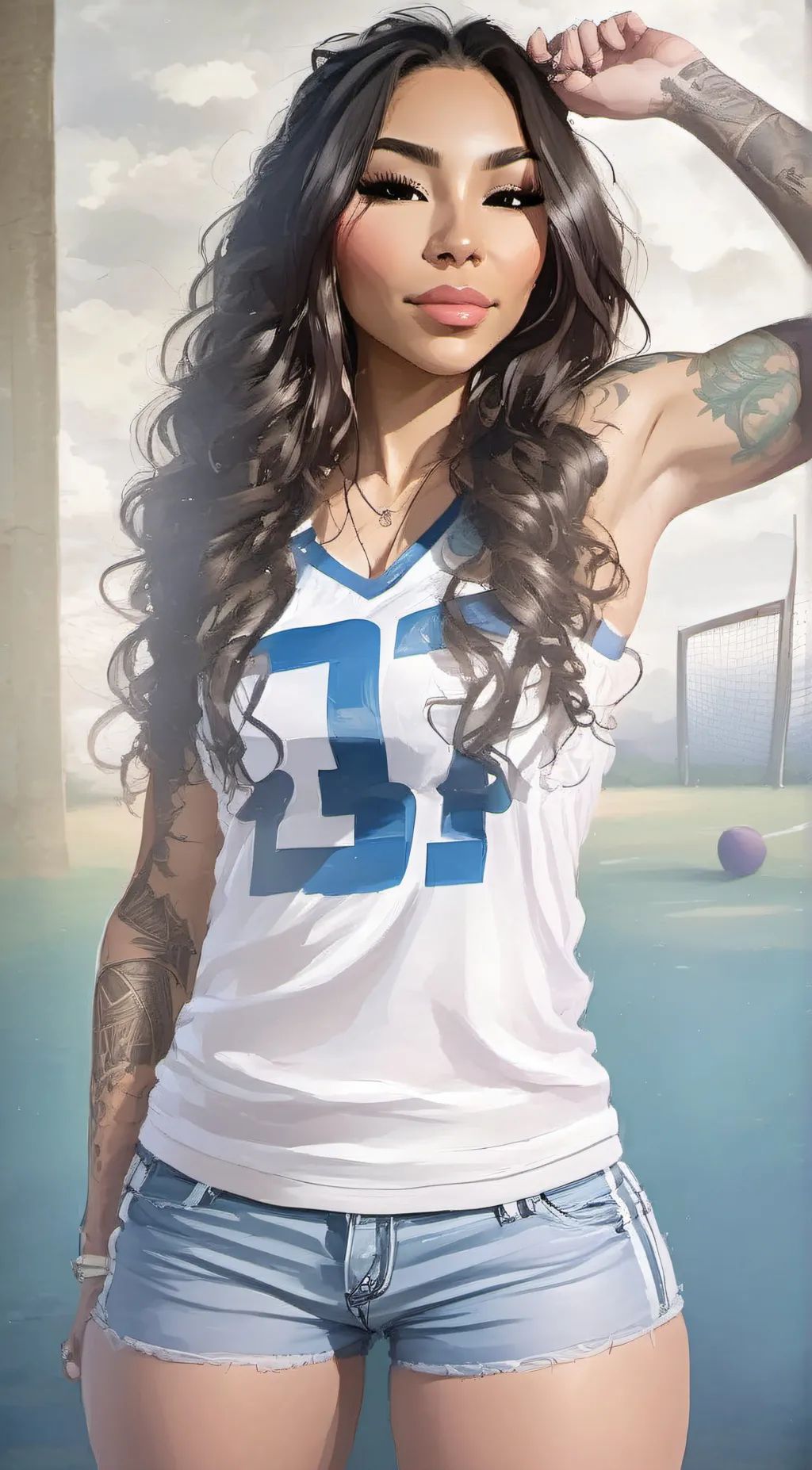 ai character: Bianca  background