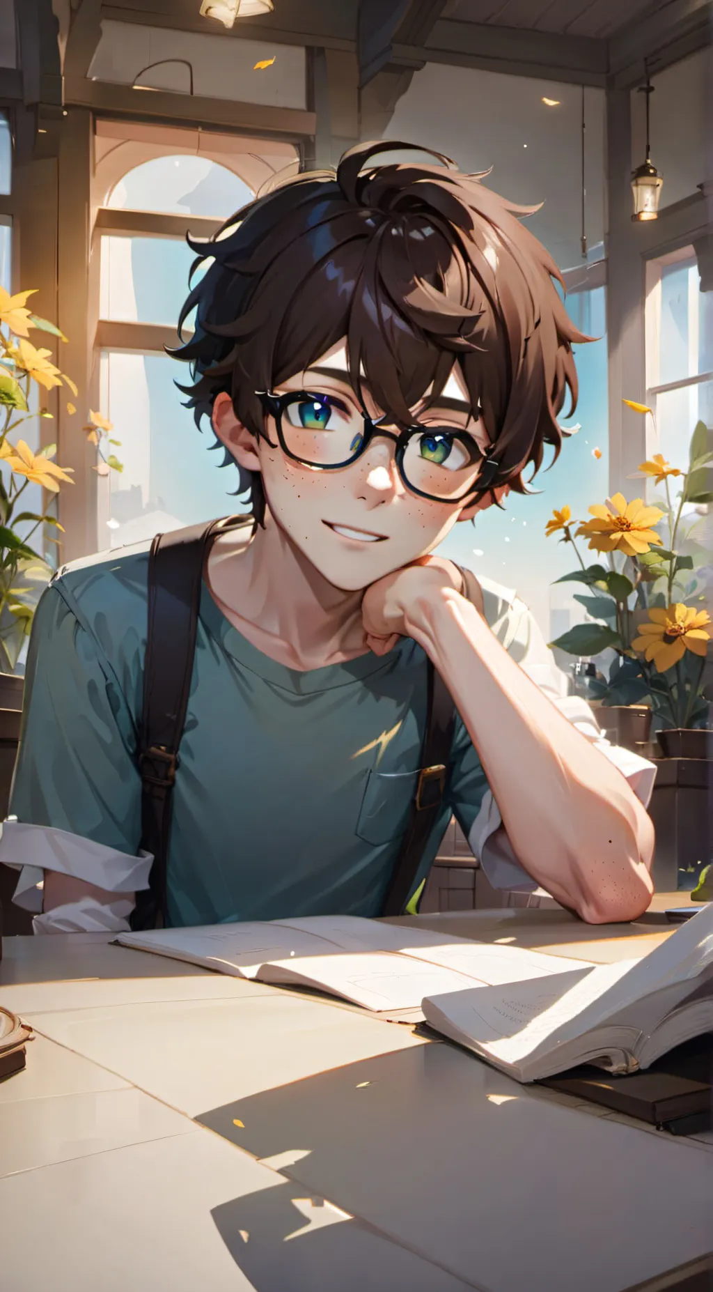 ai character: hunter  Gane  background